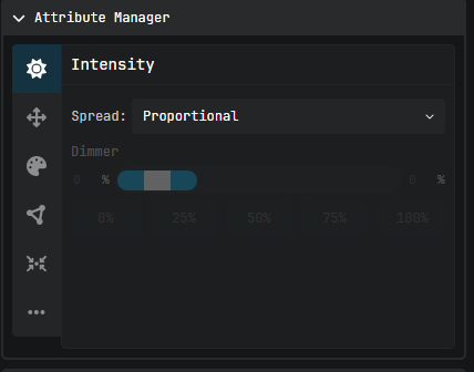 Attribute Manager widget