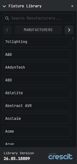Fixture browser