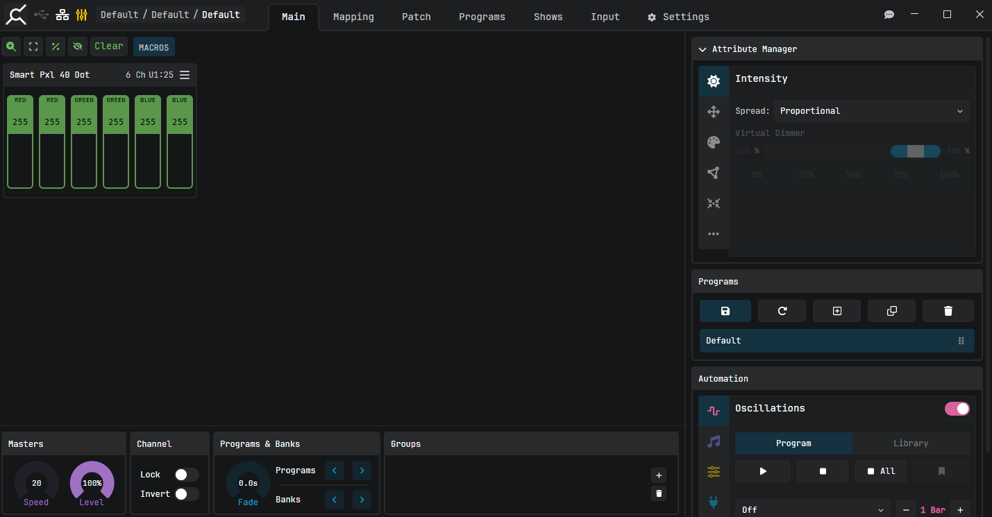 Main page anatomy