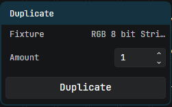 Duplicate fixture panel