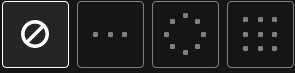 Pixel arrangement buttons