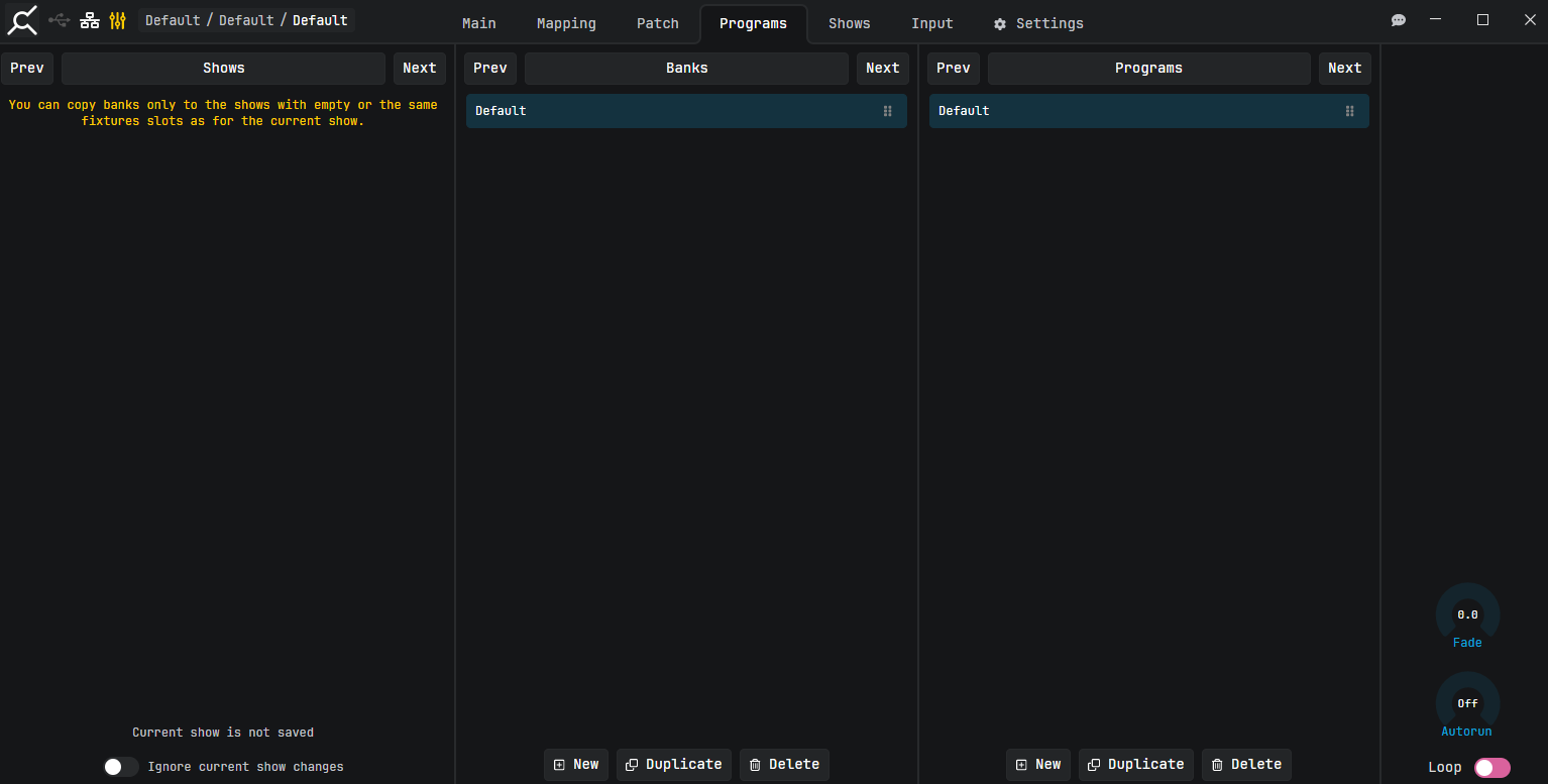 Creating a Program