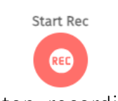 S-PLAY MINI dynamic cue — the red Start Rec (REC) button to begin manual recording