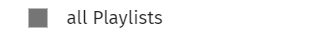 all Playlists stop widget