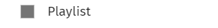 Playlist stop widget