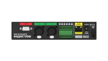 S-PLAY LITE distributing DMX output via Ethernet converters