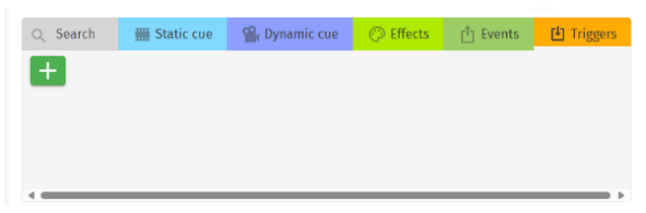 Cues, triggers and events library