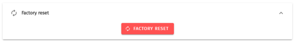 Software update panel