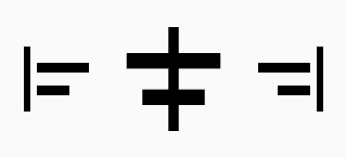 Alignment Horizontal icons