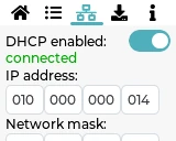 S-PLAY LCD network menu
