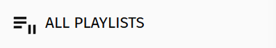 All Playlists pause widget