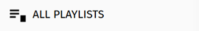 All Playlists stop widget