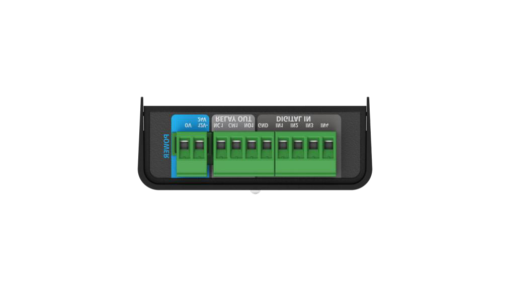 S-PLAY NANO digital input and motion sensor connection diagram