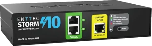 STORM 10 Ethernet to DMX gateway