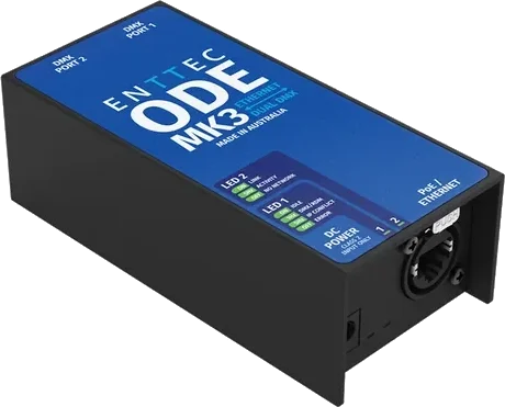 ODE MK3 Ethernet to DMX node