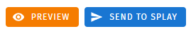 A saved cue in S-PLAY Programmer, with a Preview button next to a Send to S-PLAY button.