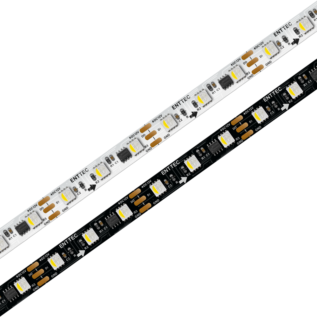 12V RGBW 60-LEDs/m long-range pixel strip