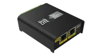 ENTTEC OCTO LITE angled view of the Ethernet ports