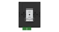 ENTTEC DIN PIXIE base view with the DIN-rail clip fitted