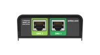 ENTTEC DIN PIXIE DMX 1 and DMX 2 RJ45 input ports