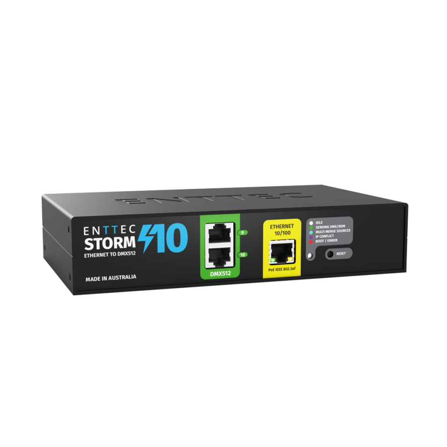 Storm10 - 10-universe Ethernet to DMX gateway