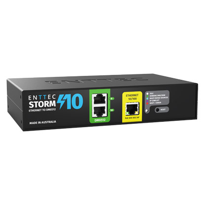 Storm10 - 10-universe Ethernet to DMX gateway