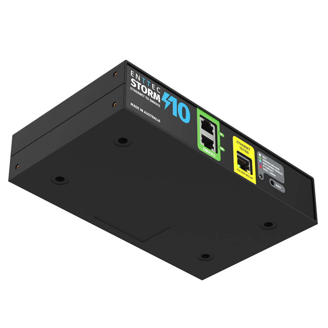 Storm10 – 10-universe Ethernet to DMX gateway