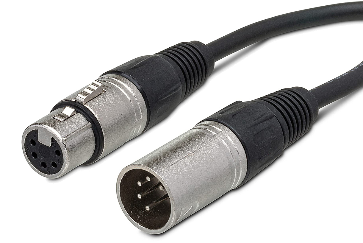5-pin XLR DMX cables