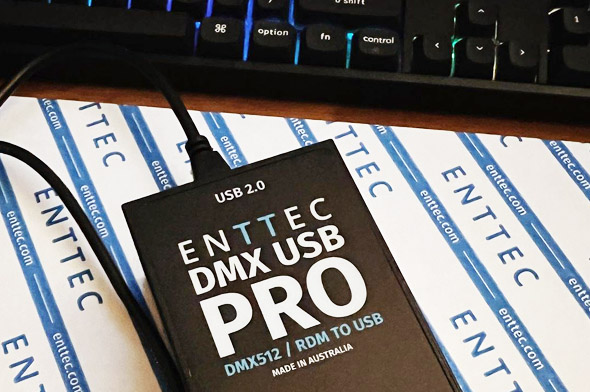 ENTTEC USB DMX PRO Interface Works with Free & Licensed Software