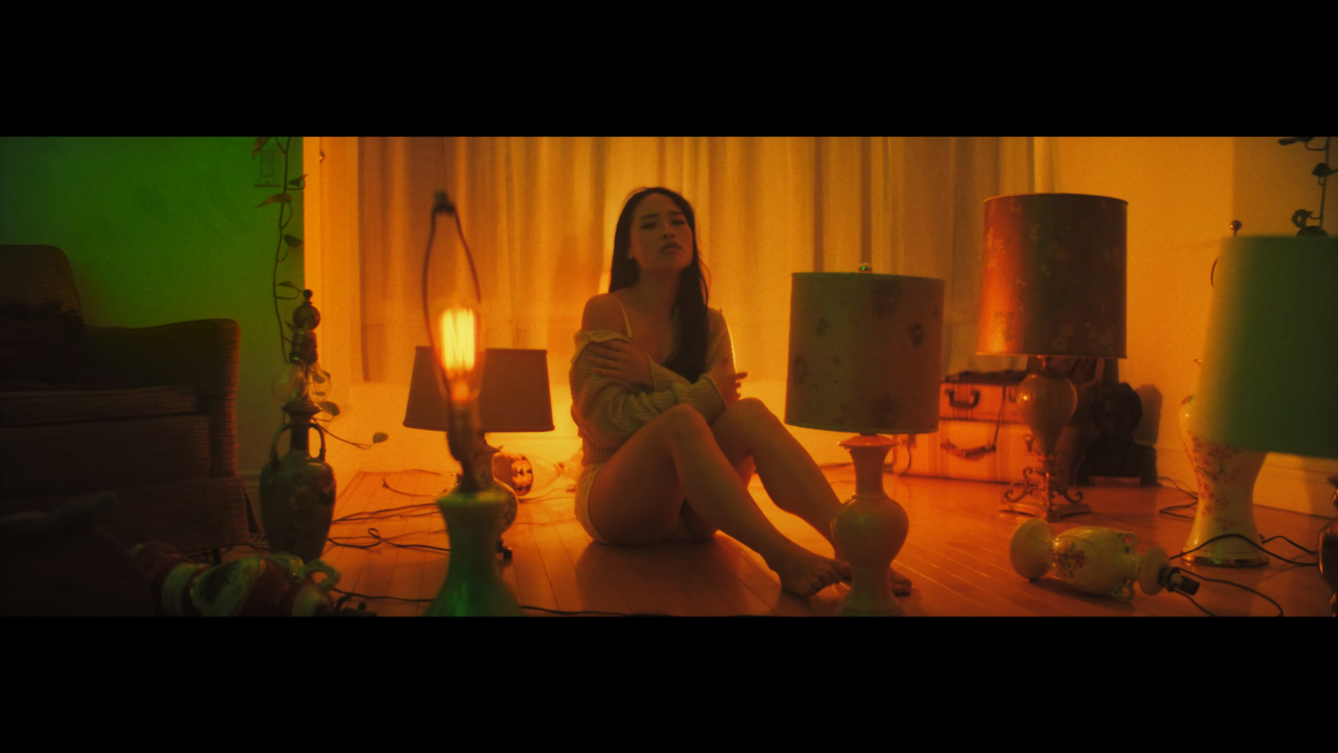 Chynna Lewis' “Where I Left You” music video lighting using ENTTEC D-Splits.