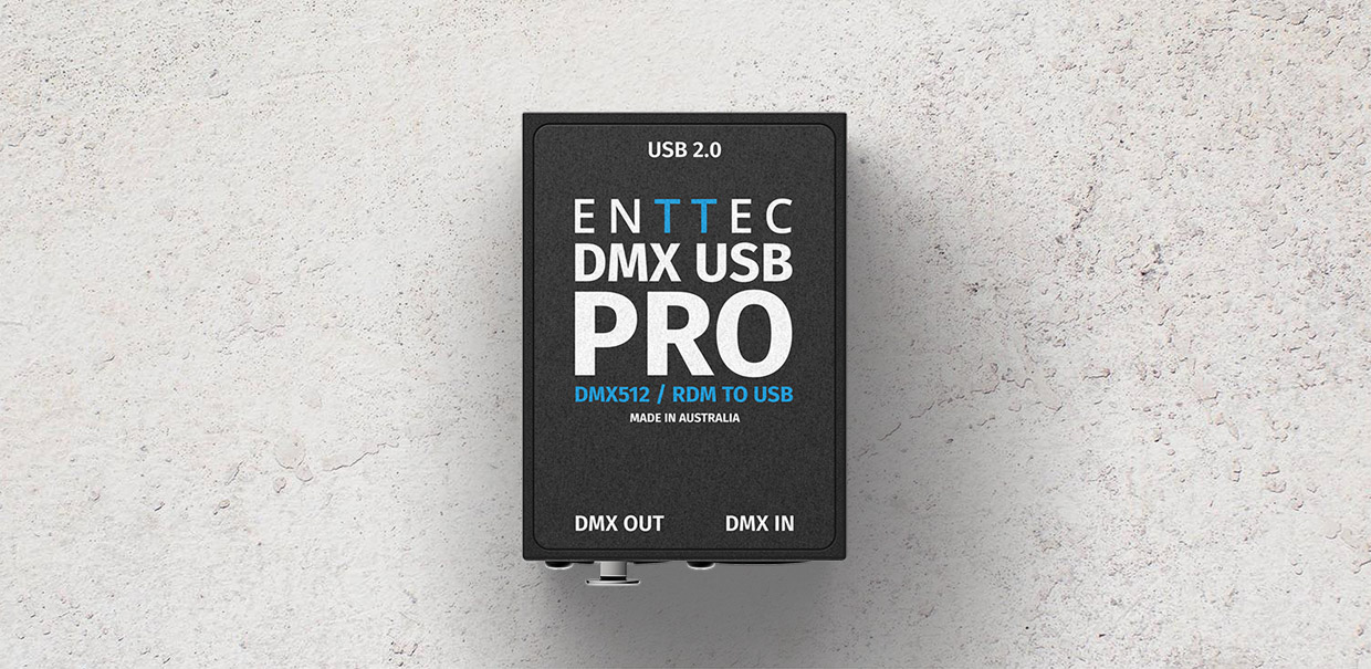 DMX USB PRO - the industry standard for DMX to USB conversion