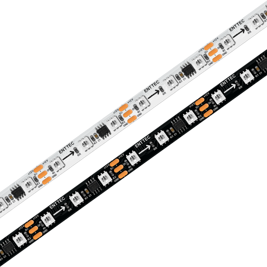 12V RGB 60-LEDs/m long-range pixel strip