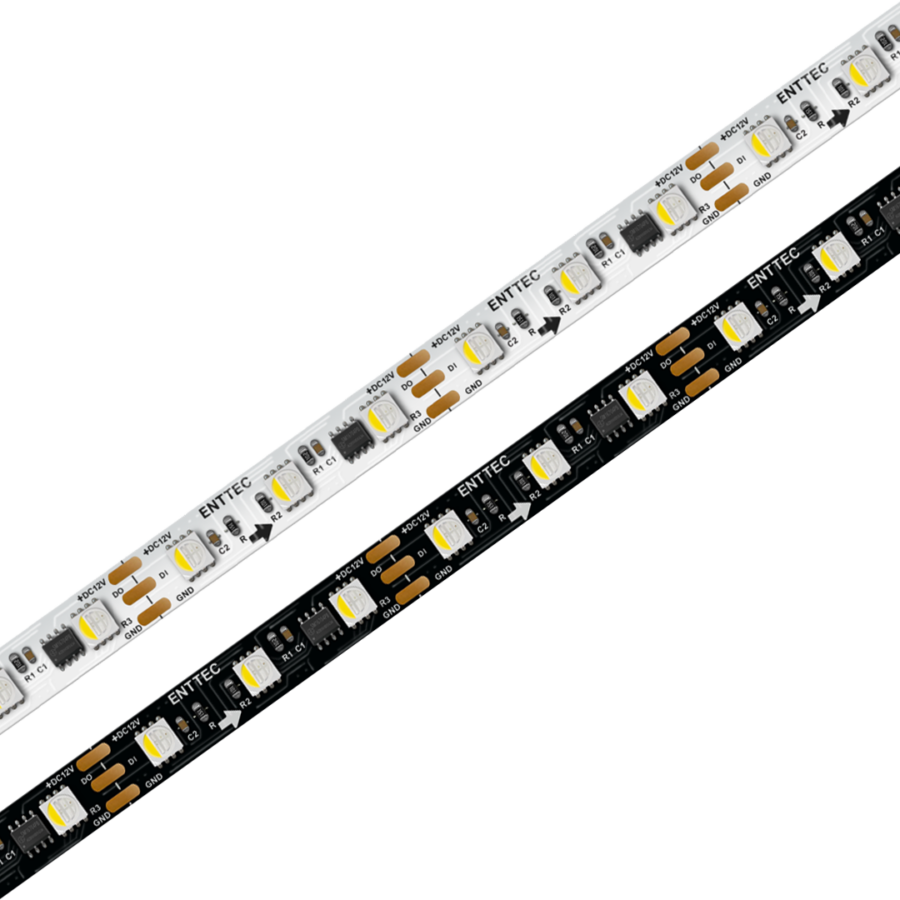 12V RGBW 60-LEDs/m long-range pixel strip