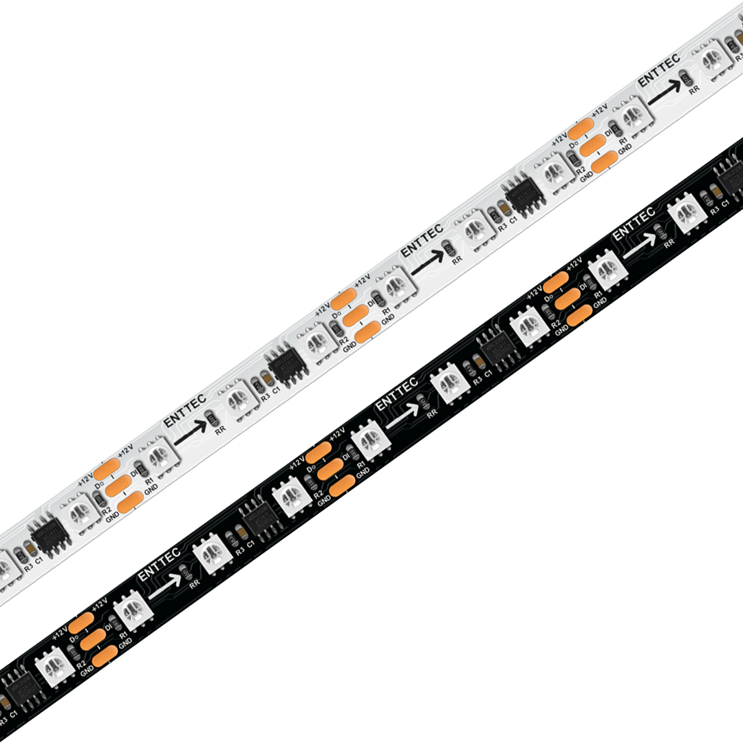 12V RGB 60-LEDs/m long-range pixel strip