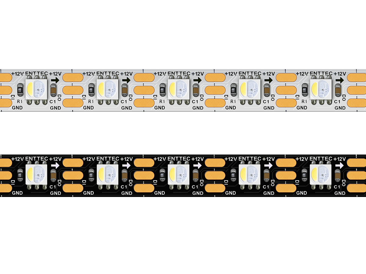 12V RGBW 60-LEDs/m pixel strip
