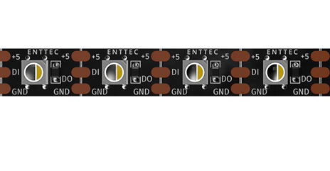 Black 5V RGBW 60-LEDs/m